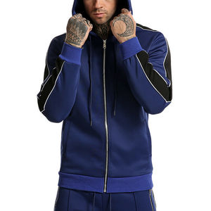 Men's Autumn Fitness Hoodie Outdoor Sport Casual Hooded Sweatshirt 100% Cotton Quick Dry Eco-Friendly - Product Image 2