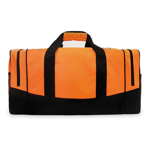 Nouvelle mode grande capacité sac de sport 100% coton fermeture à glissière décontracté sport léger couleur unie Durable doublure en Polyester - Product Image 2
