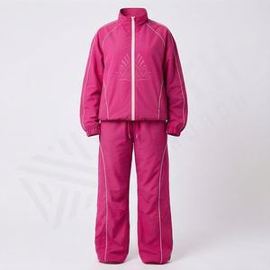 Conjunto Deportivo Cortavientos con Cremallera, Ligero, Impermeable, Estampado, de Secado Rápido, Personalizable en Color - Product Image 1
