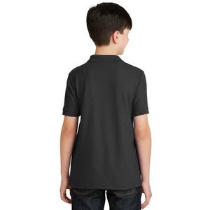 Venta al por mayor 100% poliéster Piqué Polo uniforme escolar camisa logotipo personalizado Polo uniforme escolar manga corta para niños - Product Image 2
