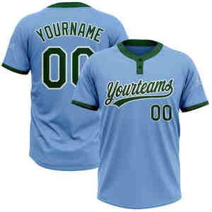 Maillot de baseball/softball personnalisable 2025 de haute qualité à col en V pour adultes – Tenue de sport respirante et antibactérienne 100 % polyester - Product Image 6