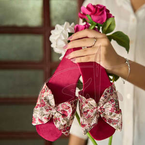 Sandalias de Mujer de Buena Calidad con Suela de Cuero Genuino Antideslizante, Parte Superior de Terciopelo, Estilo Único, Color Sólido - Product Image 2