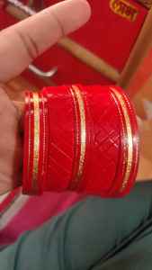 ชุด chuda ของเรซิน rajasthani ที่มีรายละเอียดที่ซับซ้อนภาพวาดด้วยมือชุดเรซิ่นของเจ้าสาวที่มีดีไซน์มรดก Rajasthani - Product Image 6