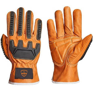 Gants d'impact en cuir TPR de conception récente 2026, service OEM, bon matériau, vente en gros, prix raisonnable, gants d'impact en TPR - Product Image 1