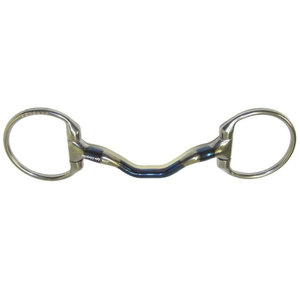 Mors de cheval en acier inoxydable BITS, anatomique, avec relief pour la langue et anneaux neutres, confortable - Product Image 3