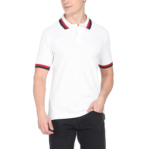 Vente en gros de chemises pour hommes de haute qualité 100% coton impression numérique col haut séchage rapide chemises de sport personnalisées - Product Image 1