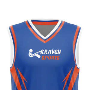 Maillot de basket-ball imprimé par sublimation de haute qualité à 100%, vente en gros de vêtements de basket-ball, maillot de basket-ball sans manches - Product Image 4