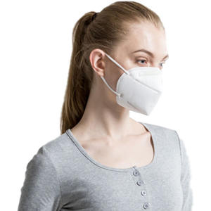 หน้ากากป้องกันฝุ่นหน้ามนุษย์ผ้าใยสังเคราะห์6ชั้นพร้อมชั้นคาร์บอนสำหรับการทำเหมืองแร่และสร้างหมอกควัน - Product Image 4