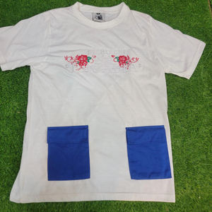 Chemises personnalisées en coton biologique 100% avec logo brodé Design solide Poids de 320 grammes - Product Image 1