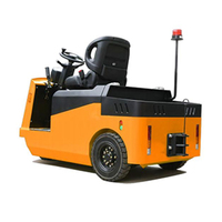 Tracteur de remorquage électrique autoporté 2-6T à batterie au plomb pour la logistique d'entrepôt