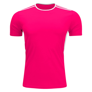 Maillot de football rose taille personnalisée OEM Logo uni O cou maillot de football fournisseur en gros maillot de football athlète - Product Image 1