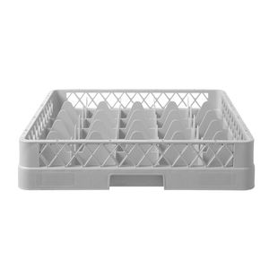 HENDI 25 Sector Dishwasher Basket for <b>Glasses</b> 500x500x(H)104mm Draining <b>Rack</b> - Product Image 1