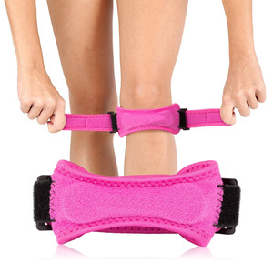 Support de rotule en néoprène unisexe de haute qualité, stabilisateur EVA rembourré, sangle de genou, logo personnalisé, vente en gros pour le fitness et la course à pied - Product Image 4