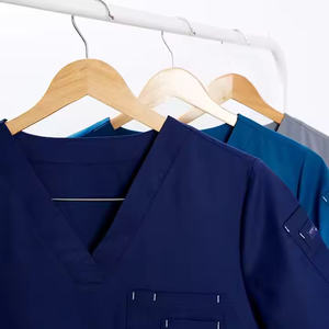 2025 elegante cálido poliéster algodón Lap Coat Set para hombres y mujeres resistente al agua Scrub a prueba de viento vestido de enfermera para todas las estaciones - Product Image 5