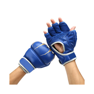 Gants MMA personnalisables à vente chaude Vêtements de sécurité pour le sport en cuir imperméable avec conception de grappling durable pour une utilisation en extérieur - Product Image 5