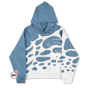 Sudadera con capucha de bloque de <span class=keywords><strong>color</strong></span> personalizada al por mayor, jersey de gran tamaño de algodón, parches de retazos elegantes y a la moda, ropa informal estilo Hip Hop, sudadera con capucha para hombre - Product Image 2