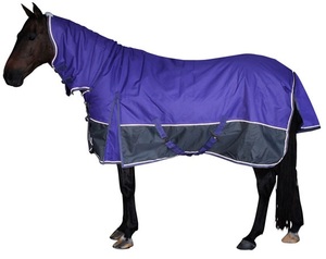 Winter Waterproof Polycotton Feather-Filled Turnout <b>Horse</b> Rug Rain Sheet Warm Blanket Comfortable Saddle Rug for Outdoor Use - Product Image 3
