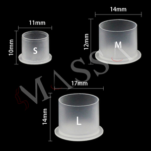 MASSA 500 Piezas/Bolsa Tapas de Tinta para Tatuajes Vasos Autoportantes Suministros de Pigmento para Tatuajes para Microblading Accesorios de Maquillaje Permanente - Product Image 2