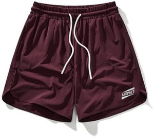 กางเกงขาสั้นออกกำลังกายสำหรับผู้ชายป้องกันรังสียูวีและป้องกันเหงื่อ - Product Image 4