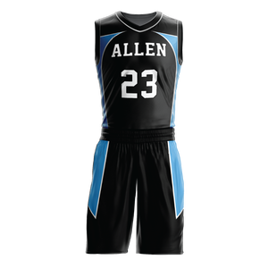 Maillot de basket-ball réversible personnalisé et short d'été respirant, ensemble conforme à la BSCI avec conception d'impression par sublimation - Product Image 4