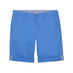 Slim Tapered Casual Mid <b>Chino</b> Hybrid <b>Shorts</b> for <b>Men</b> Crafted From Premium Canvas with Side Slant Pockets and Clean Finish - Product Image 1