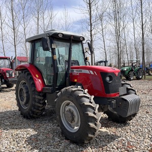 Tracteur Massey Ferguson MF1204 d'occasion en bon état, 70 CV, 4 roues motrices, transmission par engrenages, machine agricole robuste, pompe, travaux agricoles lourds pour le moteur - Product Image 3
