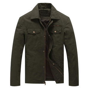 Chaquetas de Hombre Ecológicas, el Mejor Producto Personalizado, 100% Algodón Transpirable, Mangas Largas, Chaquetas de Lona para Hombre - Product Image 1