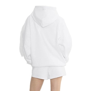 Ensemble 2 pièces personnalisé avec logo : sweat à capuche et short, coupe classique, pour femme, décontracté, élégant et confortable - Product Image 6