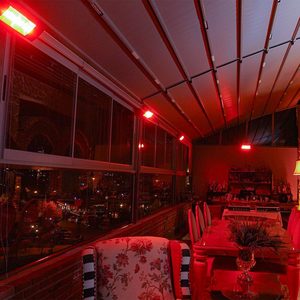 Calentador de Patio Eléctrico Infrarrojo Daygas Solis de 4000 W con Control Remoto, Resistente al Agua IP65 - Product Image 1