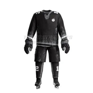 Uniforme de Hockey sobre Hielo Cómodo para Entrenamiento Diario con Tela Deportiva Elástica Flexible, Uniforme de Hockey sobre Hielo para Jóvenes y Adultos - Product Image 2