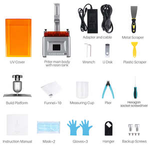 Imprimante 3D industrielle Mars C DIY avec technologies de moulage LCD et SLA, plateau chauffant en aluminium, automatique, garantie 1 an - Product Image 3