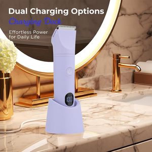 Afeitadora Eléctrica 3 en 1 para Mujer, Uso en Seco/Húmedo, Resistente al Agua IPX7, Recortadora de Triple Cuchilla para Bikini, Axilas, Cara y Nariz - Product Image 1
