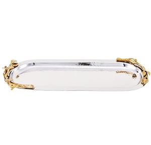 Bandeja de Metal para decoración de mesa de alta calidad, bandeja de Catering de forma redonda para restaurante de Hotel, bandeja de servicio de alta calidad - Product Image 6