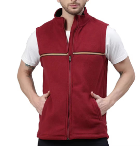 OEM personnalisé hiver chaud épais hommes Gillet coupe-vent sans manches veste Gilets respirant grande taille hommes gilets Logo taille personnalisée - Product Image 1