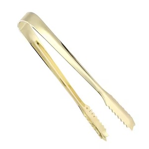 Vintage Rose Relief <b>Stainless</b> <b>Steel</b> <b>Ice</b> <b>Cube</b> Clips Sliver and Gold Small Food Clips Appetizers Desserts Kitchen Barware - Product Image 2