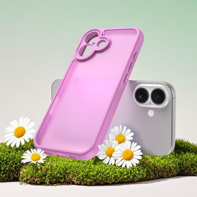 matte silk touch feeling TPU Hard PC Flexible Button Rugged Armor Protective phone case for iPhone17 air pro max /galaxy /pixel