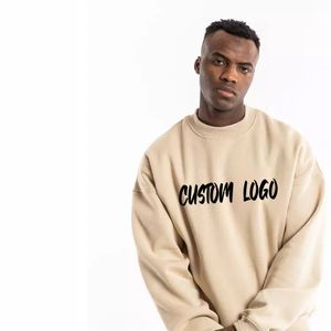 OEM & ODM สเวตเตอร์คอกลมแนววินเทจสะพายไหล่ของผู้ชาย, สินค้าใหม่เสื้อสเวตเชิ้ตขนาดใหญ่ใส่ได้ทั้งชายและหญิง - Product Image 3