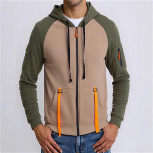 Sweat à capuche zippé Sweat à capuche personnalisé Sweat-shirt surdimensionné avec logo imprimé bouffant Coton - Product Image 4