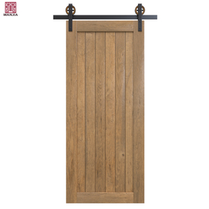Portes coulissantes de <span class=keywords><strong>grange</strong></span> modernes WANJIA 36x80, grandes portes principales en bois, designs de portes de <span class=keywords><strong>grange</strong></span> intérieures résidentielles - Product Image 4