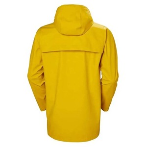 Ropa impermeable de poliéster para hombre y mujer, chaqueta impermeable de PVC para trabajo al aire libre para viajes, motocicleta, logotipo, traje de lluvia decorado, impermeable - Product Image 3