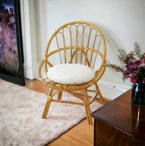 Chaises de salle à manger industrielles en bambou portable de qualité supérieure, confortables pour le salon intérieur, les meubles de restaurant pour Park Villa - Product Image 3