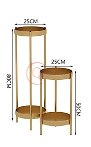 Perfect for windowsills or shelves, they blend nature and luxe <b>gold</b> planters artificial greens modern elegance to your home - Product Image 4