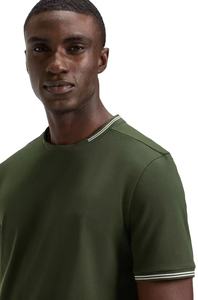 T-shirt décontracté pour homme en coton 100% respirant de qualité supérieure, col rond, prix de gros personnalisé OEM - Product Image 1