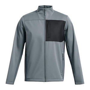 Veste en jean pour homme, col montant, imperméable, respirante, coupe-vent, séchage rapide, ODM, 100% coton, vintage - Product Image 1