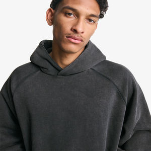 Sudaderas con Capucha Extra Grandes de Algodón 100% de Alta Calidad para Hombre, Logotipo Personalizado, Sudadera de Talla Grande Unisex, Jersey para Hombre - Product Image 4