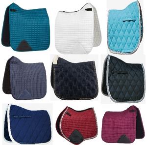 Tapis de selle de cheval de dressage anglais de haute qualité au meilleur prix avec doublure en tissu couleur et logo personnalisables tailles 28x30-32x32" - Product Image 6