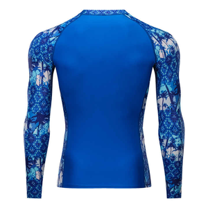 El último diseño su propio logotipo personalizado sublimado impreso UV Surf Rash Guard fabricante ropa deportiva personalizada Serigrafía - Product Image 3