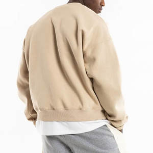 Sudaderas con Capucha para Hombre, de Algodón, Corte Regular, Hombros Caídos, Lisas, con Logotipo Personalizado Bordado, Forro Polar, para Invierno 2024 - Product Image 2