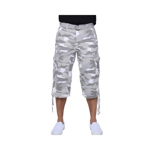 Pantalones cortos deportivos de secado rápido de verano para hombre, pantalones cortos deportivos informales de carga y entrenamiento para correr, pantalones cortos de punto de Color sólido para hombre - Product Image 1