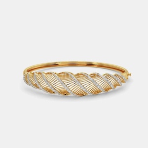 Bellina Classic Design Oval Sterling Silver Bangle with <b>Cubic</b> <b>Zirconia</b> Diamond Elegant Jewelry for Weddings Parties or Gifts - Product Image 1